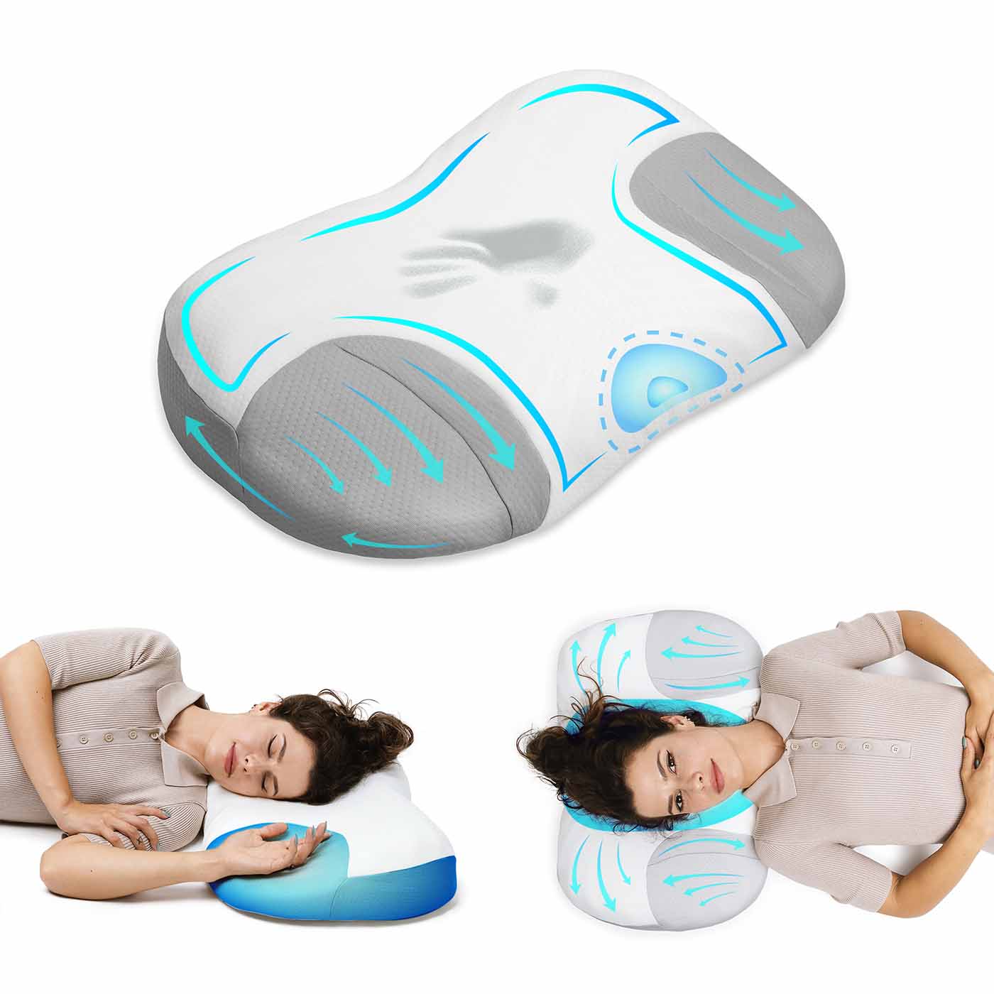 KomfortKissenCuscini per il sonno laterale e posteriore - .de